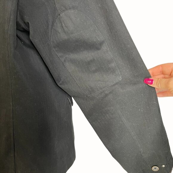 GRIND By Coffeeshop Mens Jacket Sports Coat Size‎ XXL Black Pinstripe Trandy - Picture 5 of 16